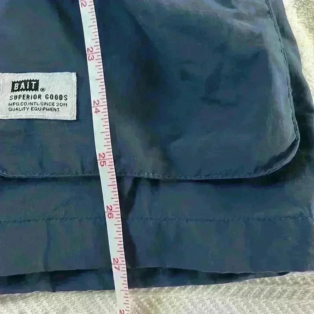 Bait Mountain Parka Windbreaker Jacket Blue Hooded Bill Gorpcore Streetwear Men
